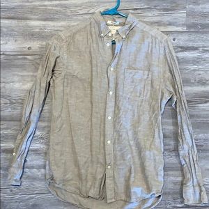 Men’s long sleeve button up